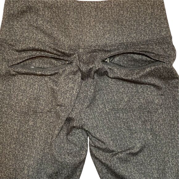 ATHLETA Delacey Textured Tight Womens Sz M Zip Pockets Pull On - Picture 3 of 4